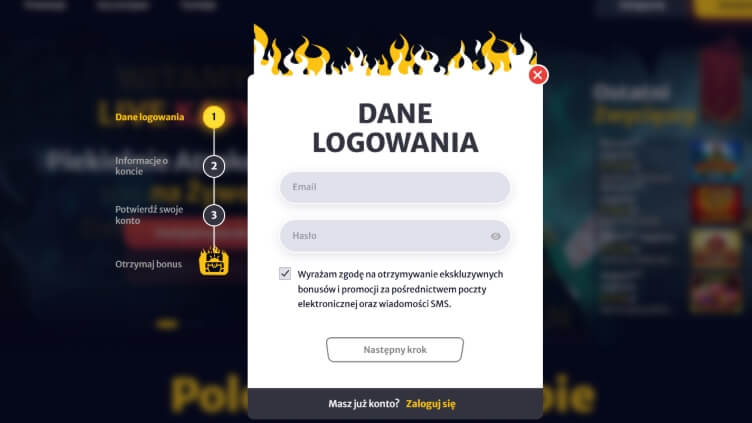 15 darmowych spinów bez depozytu